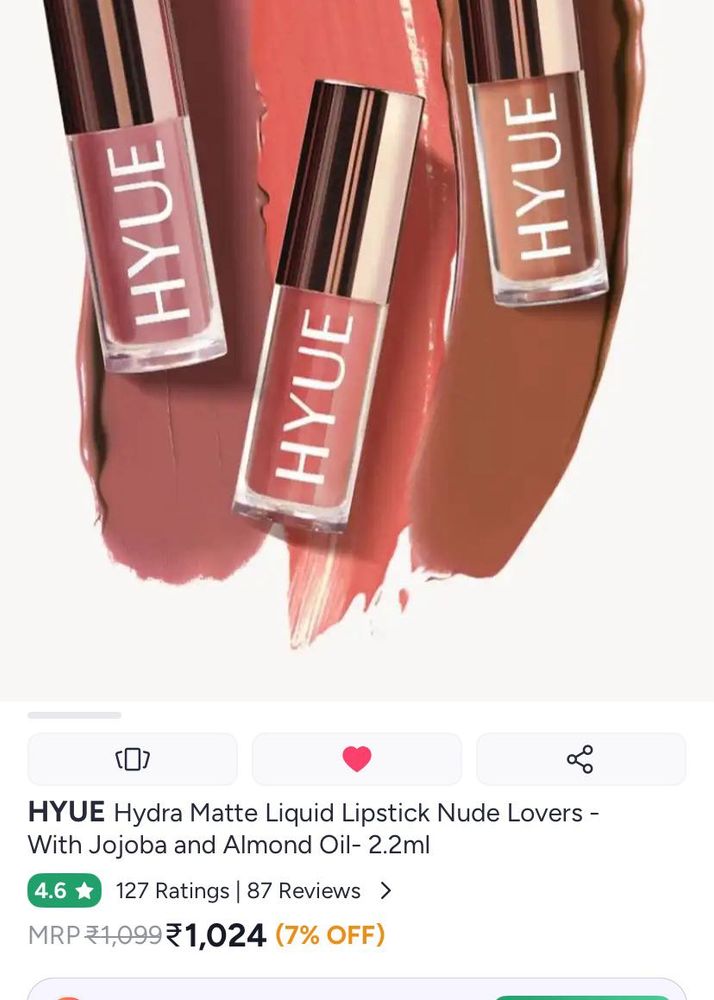 HYUE Hydra Matte Liquid Lipstick Set 3🥳