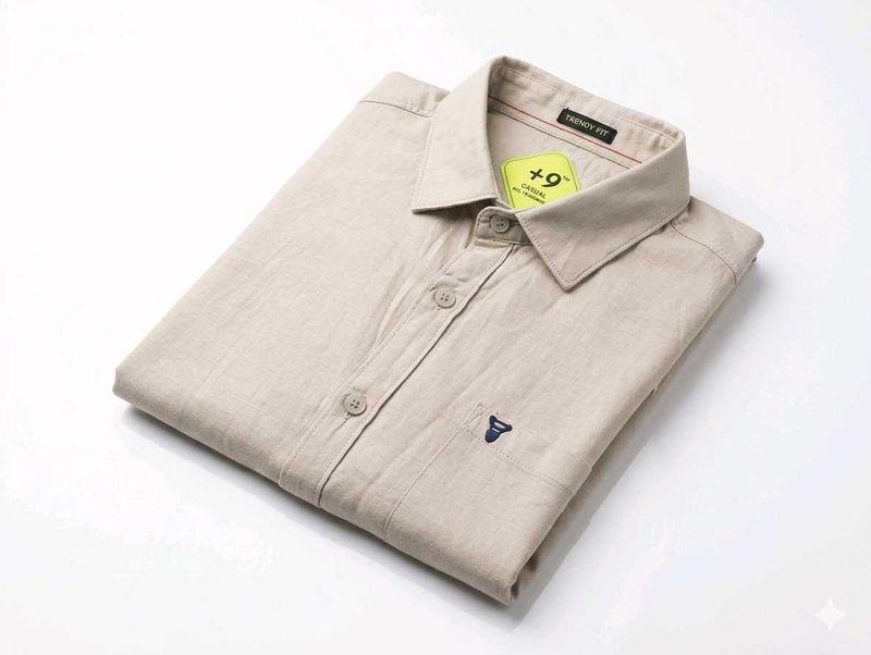 Men's Casual Linen Blend Shirt