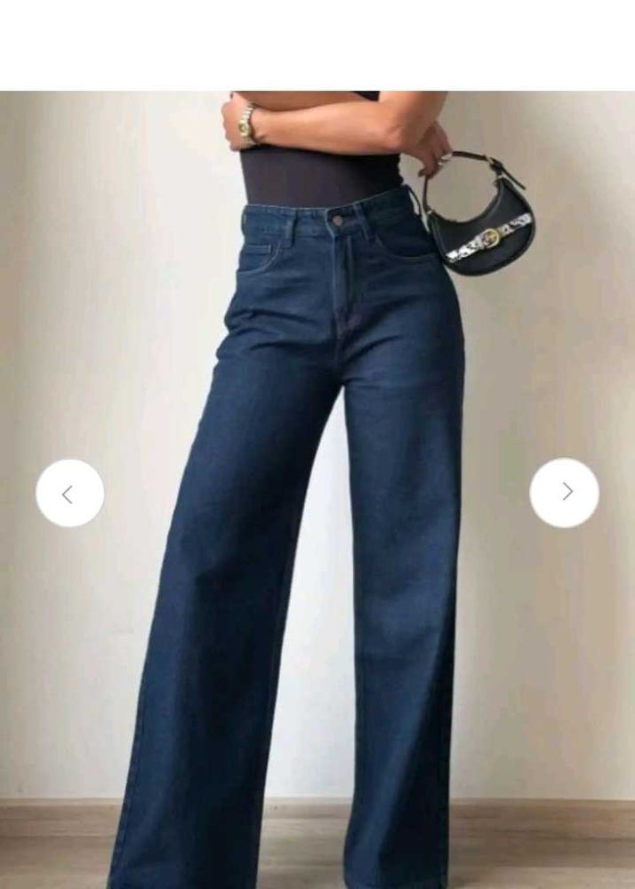 Dark Wash Wide Leg Jeans