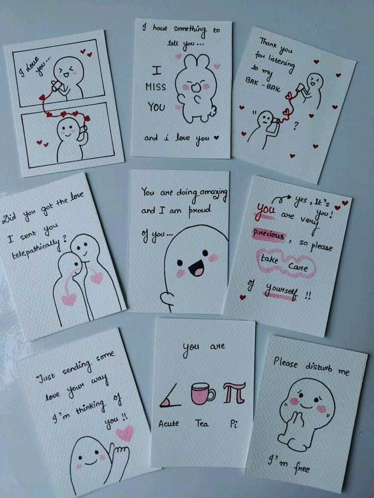 Handmade gift card