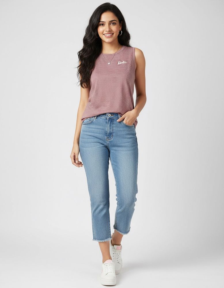 Barbie Striped Tank Top