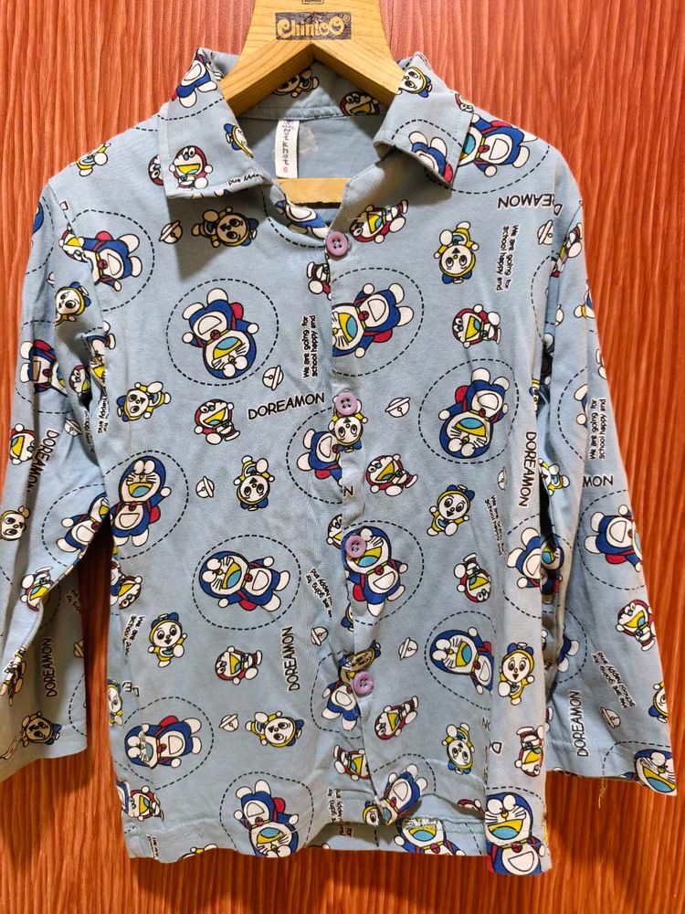 Cute Doraemon Pajama Set