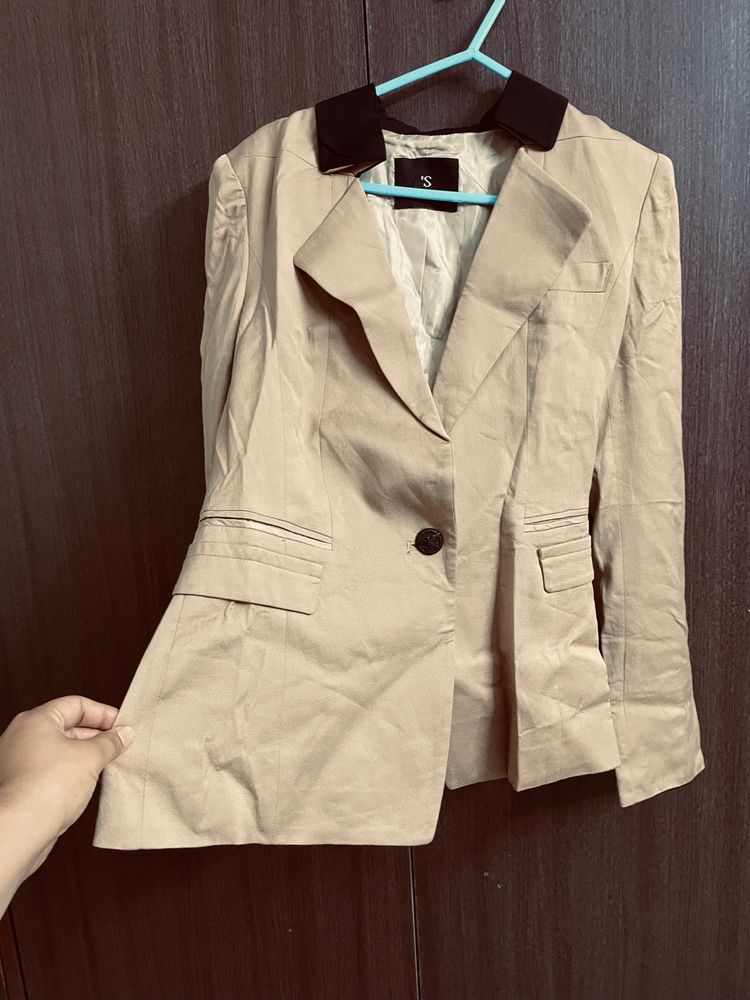 brand new khaki color formal blazer for sale