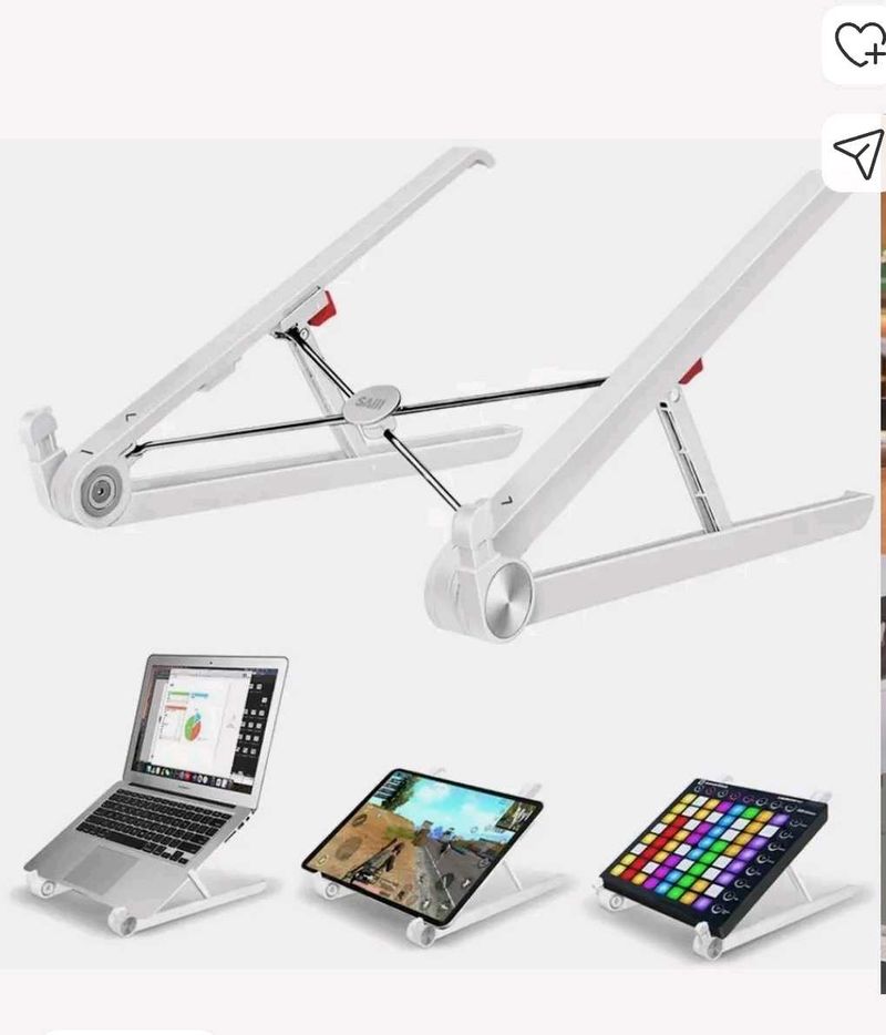 Folding laptop stand / riser