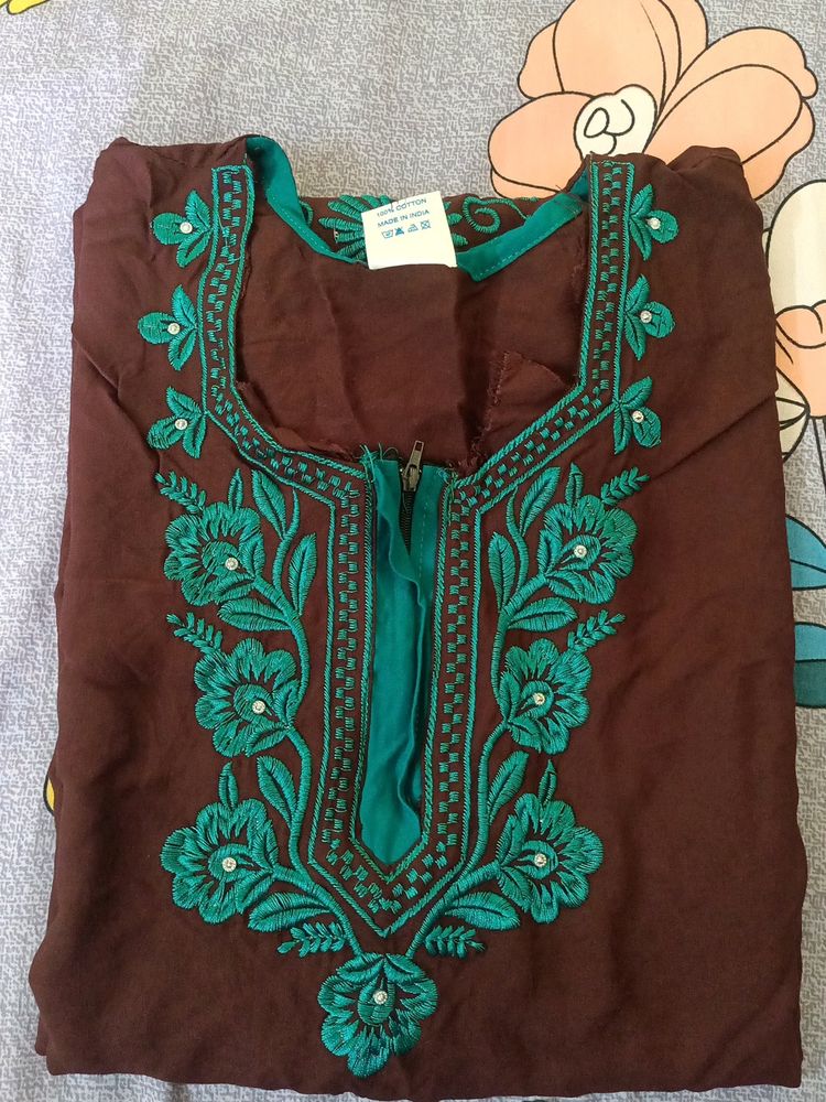 Embroidery Nighty Aviska Brand (New)