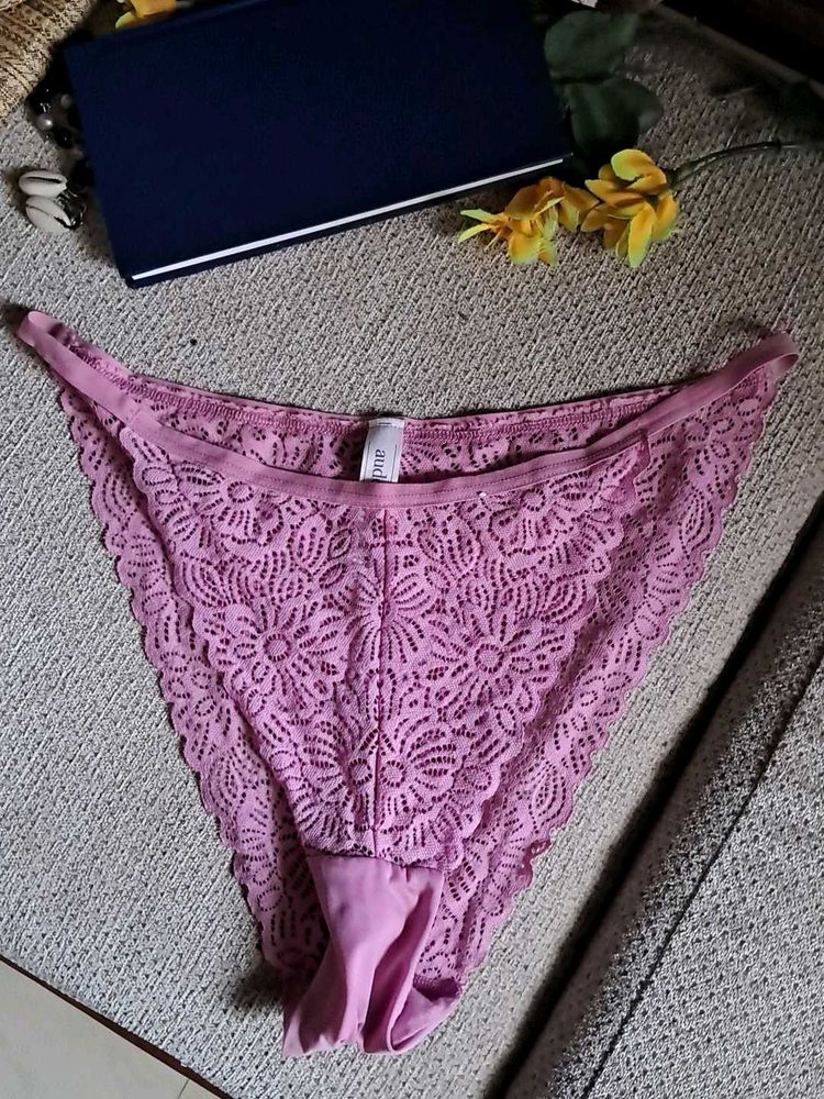 Delicate Lace Thong Panties pack of 2