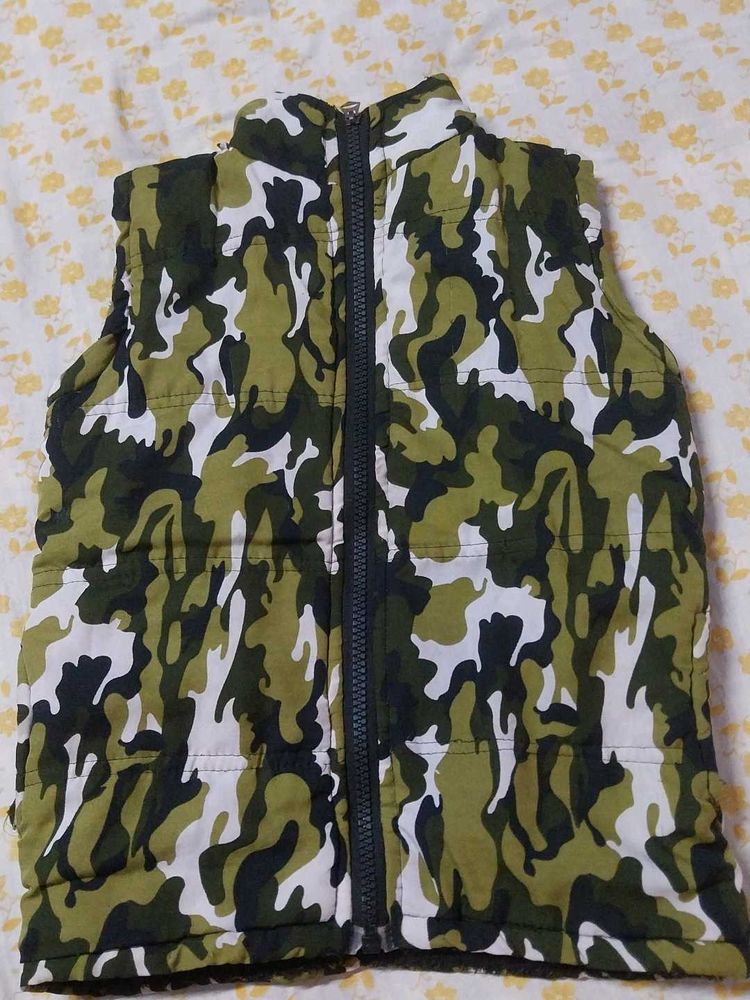 Camouflage Puffer Vest