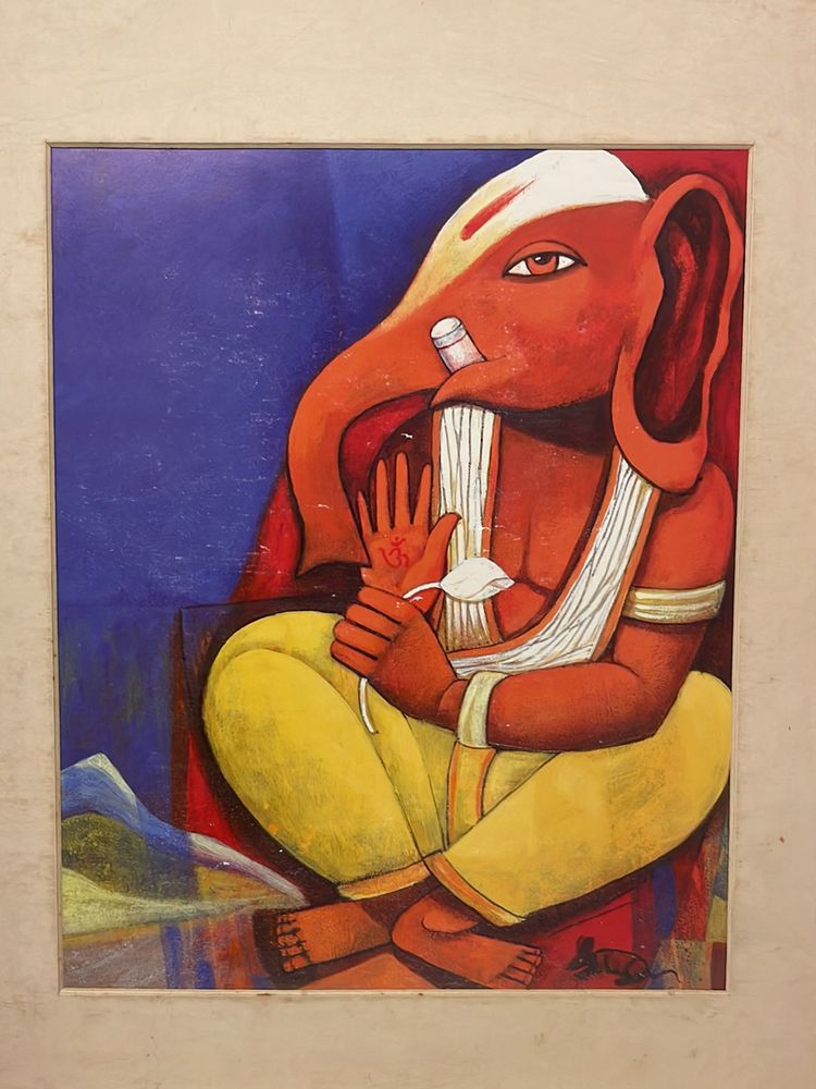 Ganesh Limited edition print Of An original Pai