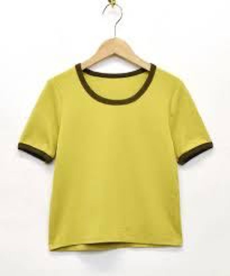 Yellow Ringer Tee
