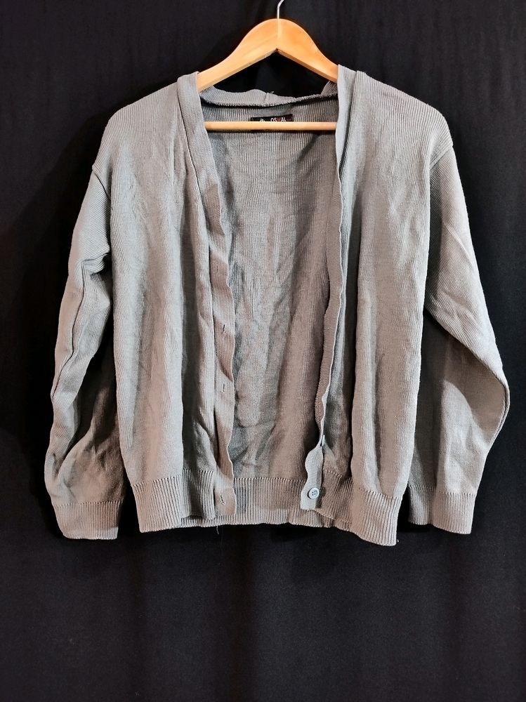 Women Grey Winter Sweater