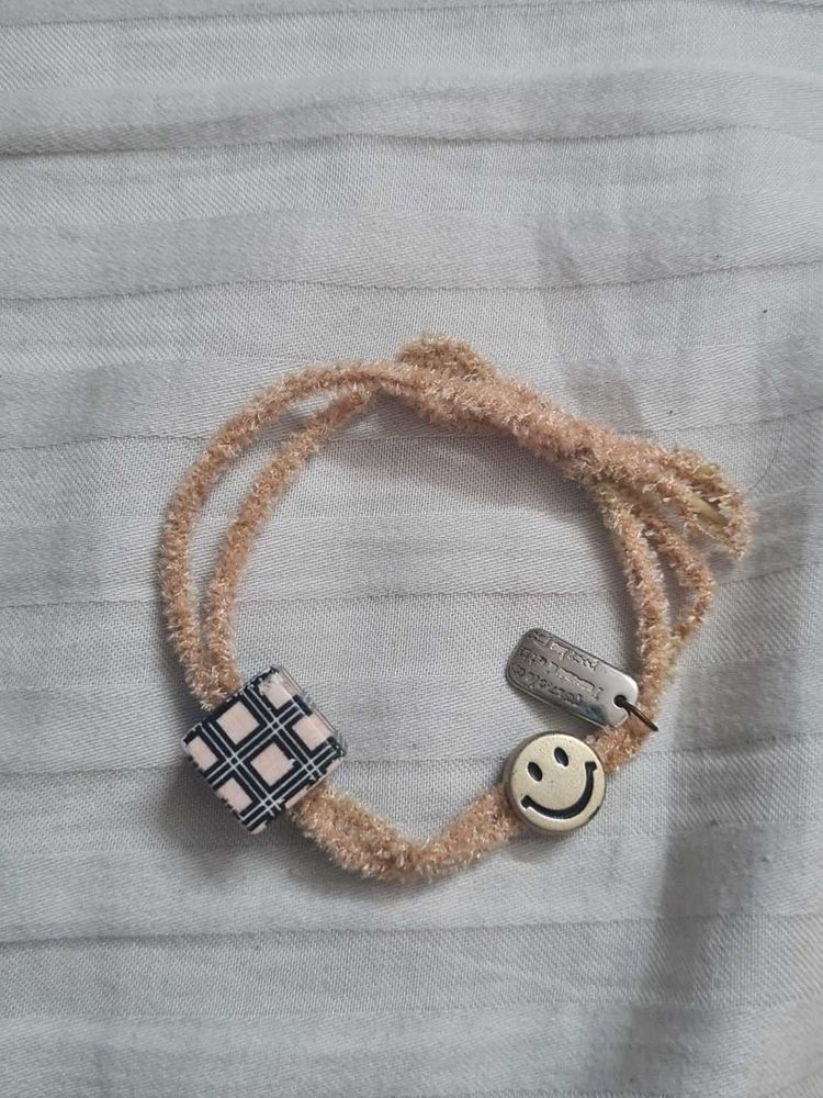 cute fuzzy 3 charmed bracelets