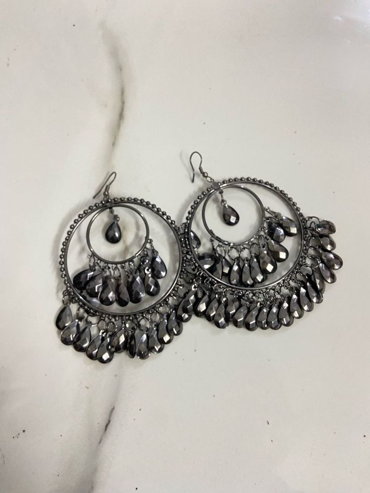 Chandelier Hoop Earrings