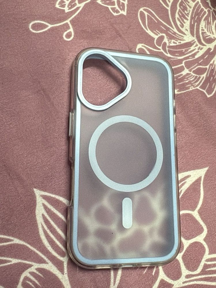iPhone 16 Blue Case with MagSafe