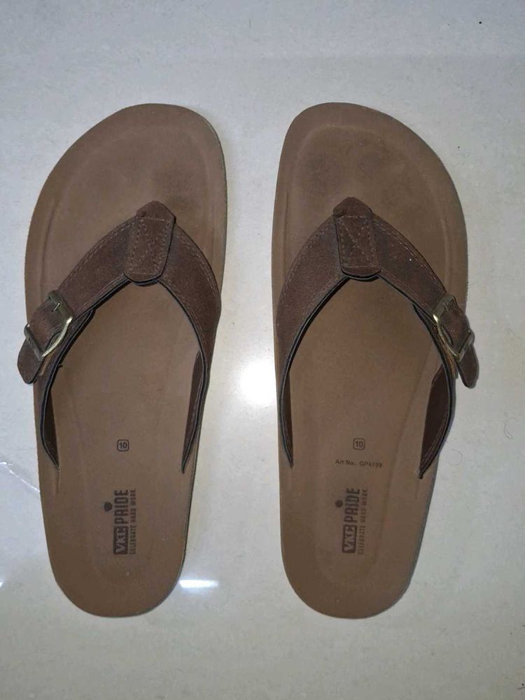 Brown Men's Flip Flops