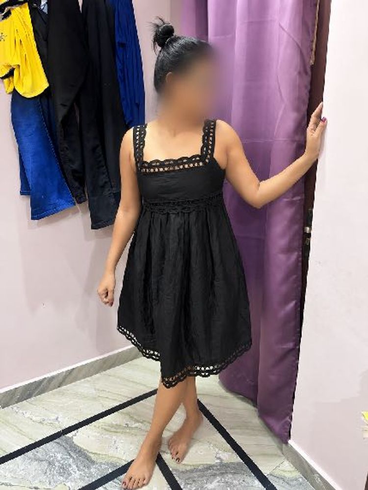 Chic Black A-Line Mini Dress