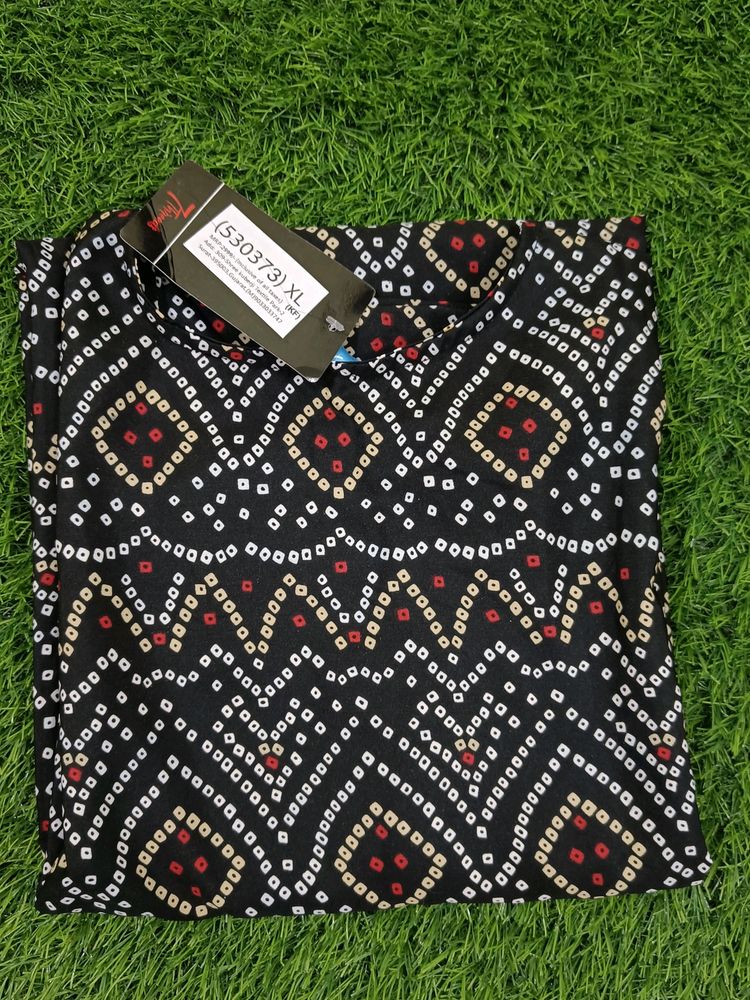 Black Kurta XL size