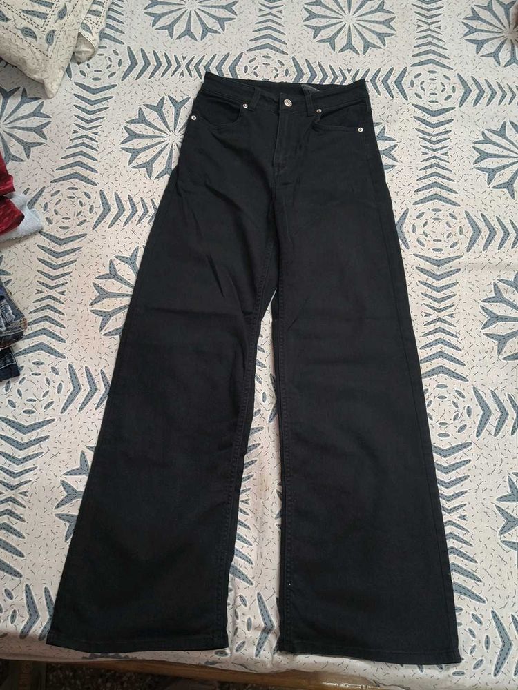 Black Wide Leg Jeans