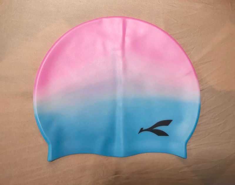Swim Cap Pink &amp; Blue