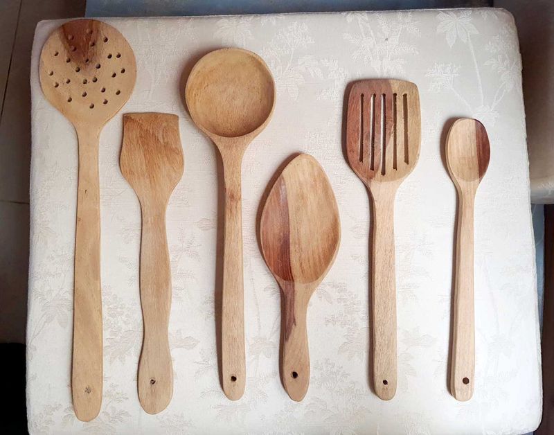 Wooden Kitchen Utensil Set