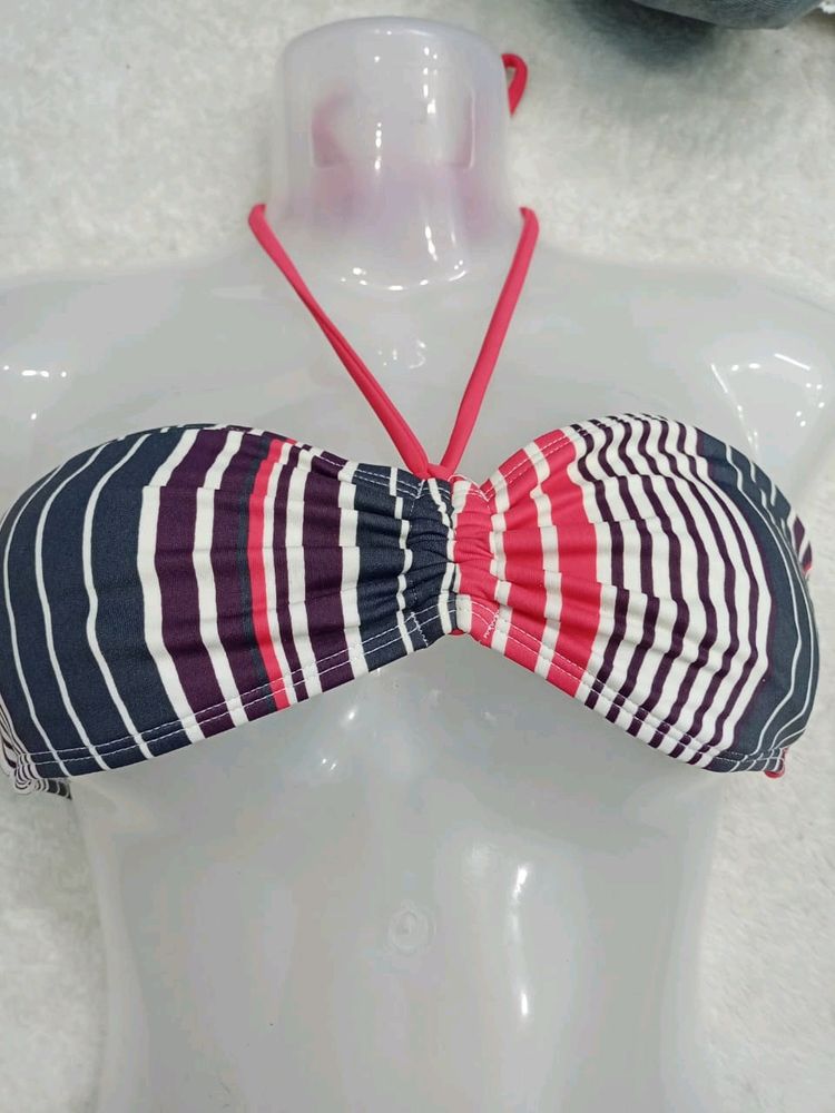 💚 32 D Ribbon Look Bra