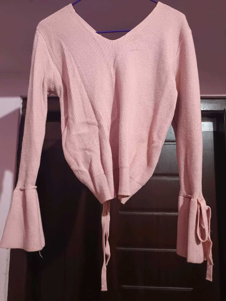 Peach Korean Sweater