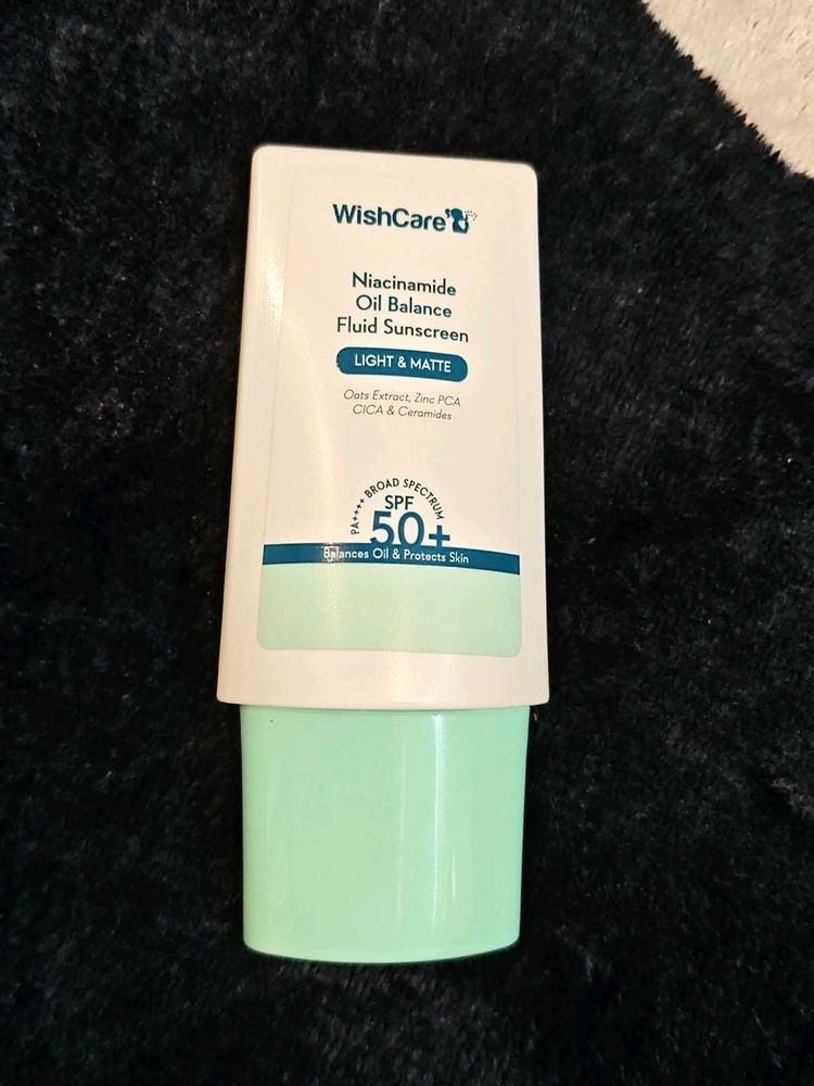 Wishcare Niacinamide oil balance fluid sunscreen