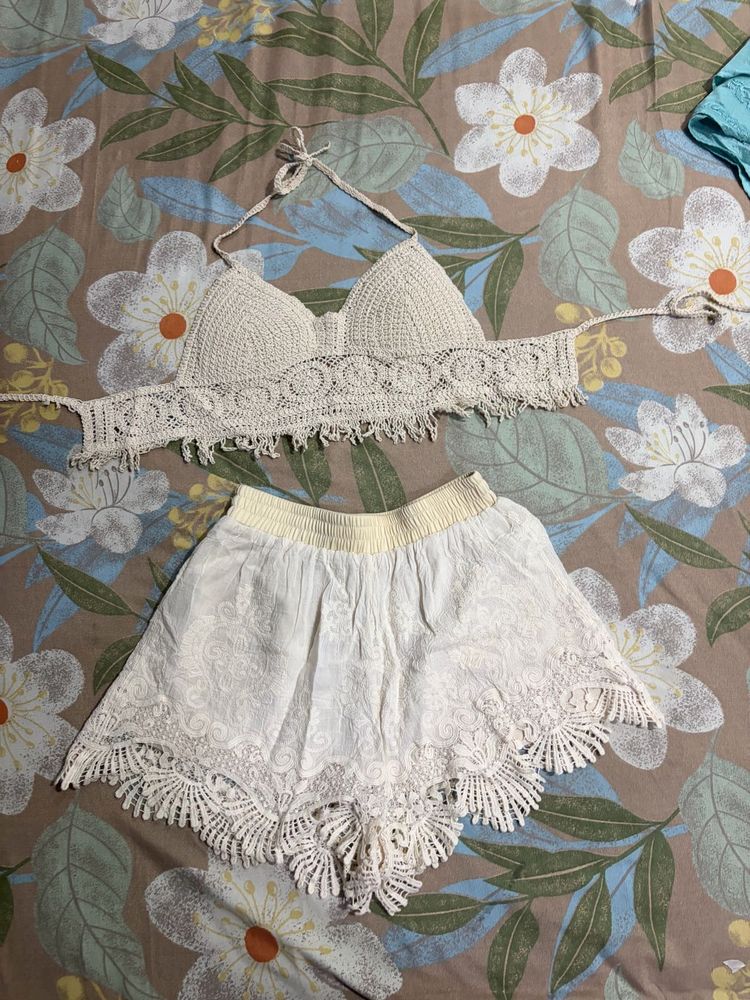 Boho Crochet Bikini Set