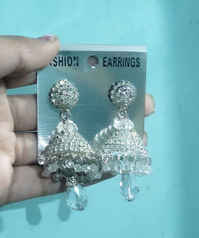Sparkling Jhumka Earrings