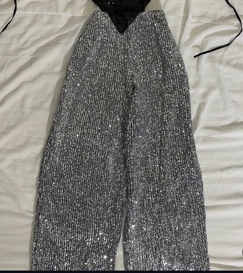 New ZARA Sparkling Sequin Pants
