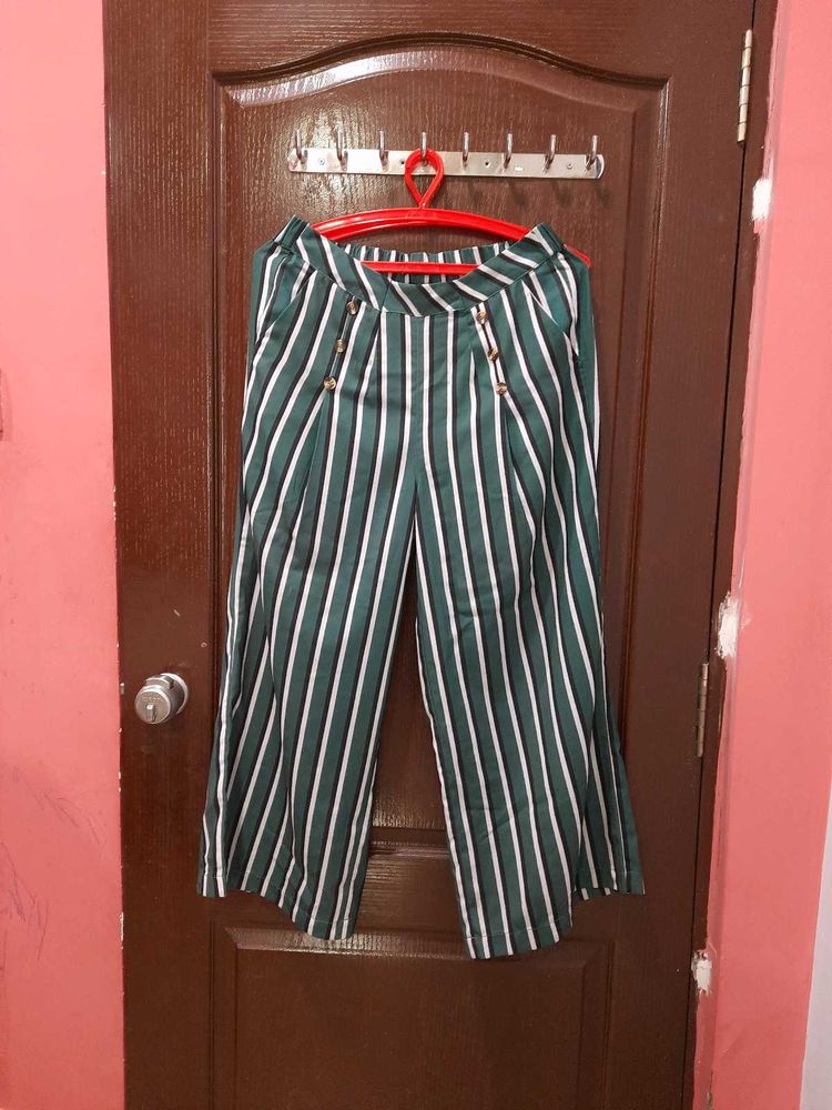Striped Wide Leg Pants
