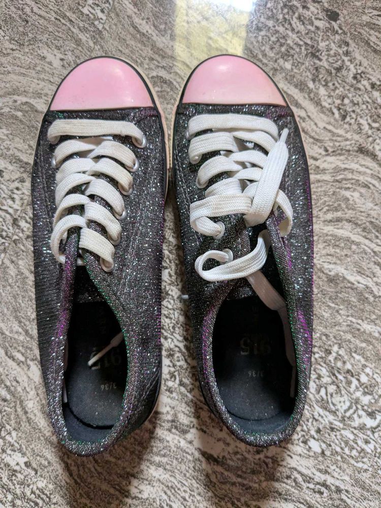 New Look Glitter Sneakers 👟