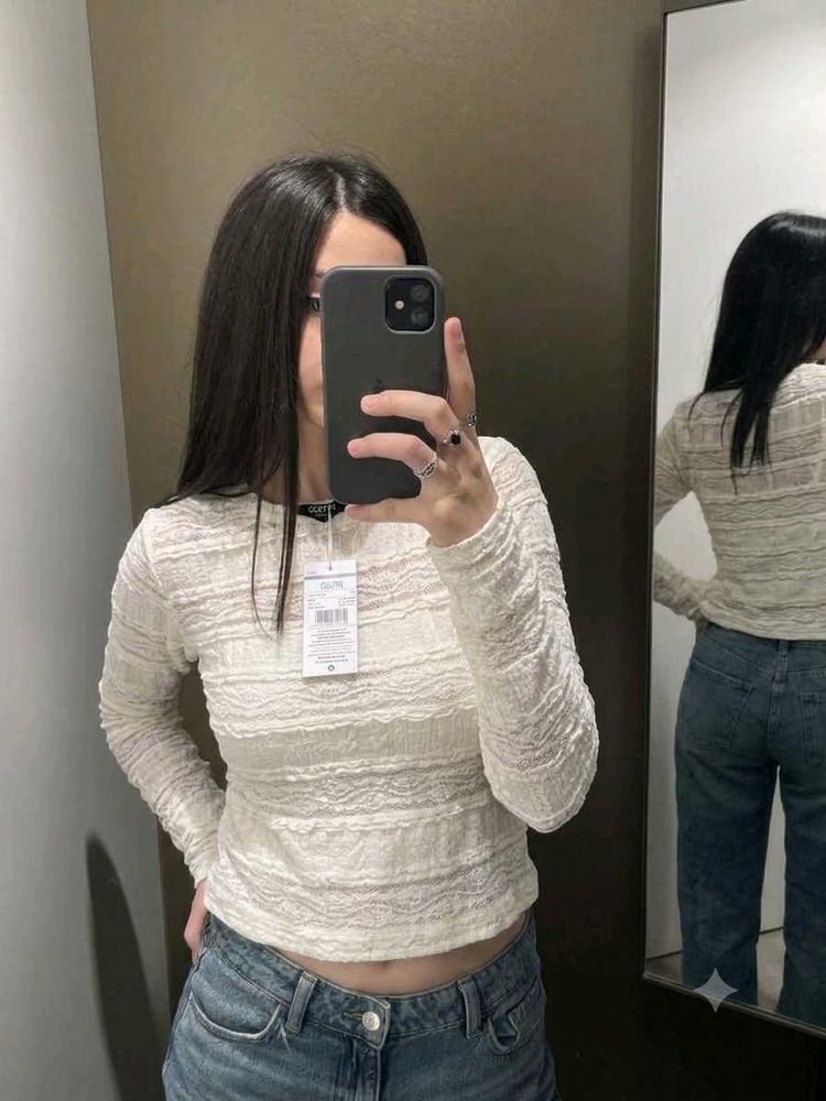 Pinteresty White Lace Top