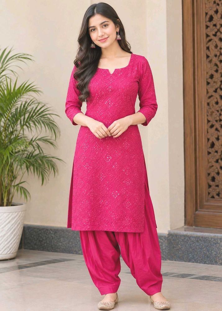 Elegant Pink Kurta Set