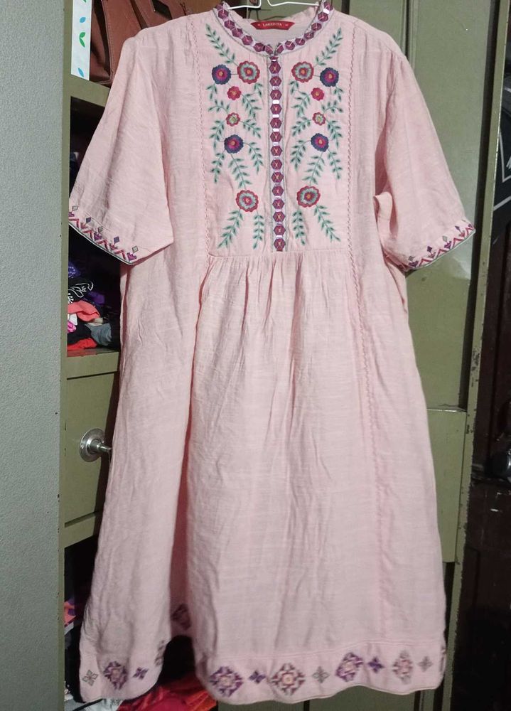 Boho Embroidered Dress