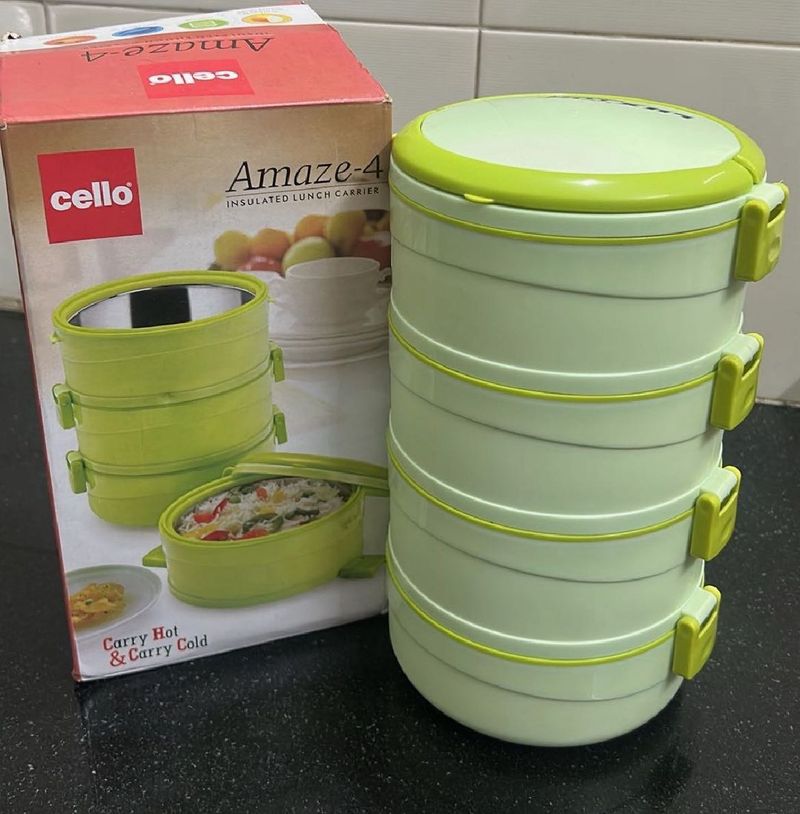 New-Cello Amaze-4 Insulated Lunch Carrier
