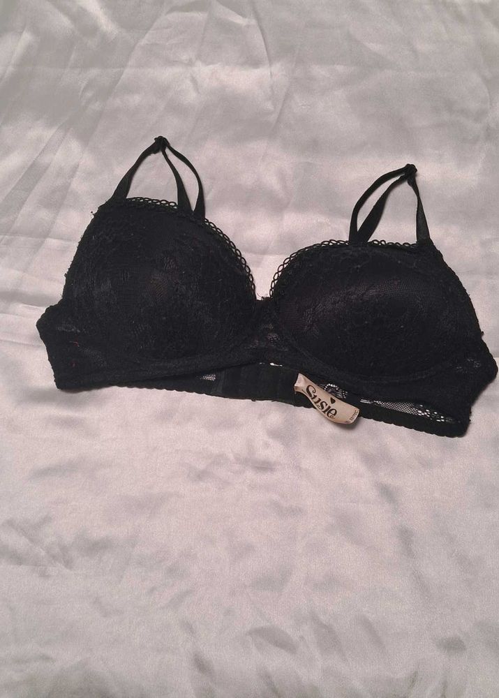 Elegant Black Lace Bra