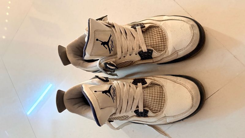 Retro White Air Jordan Sneakers