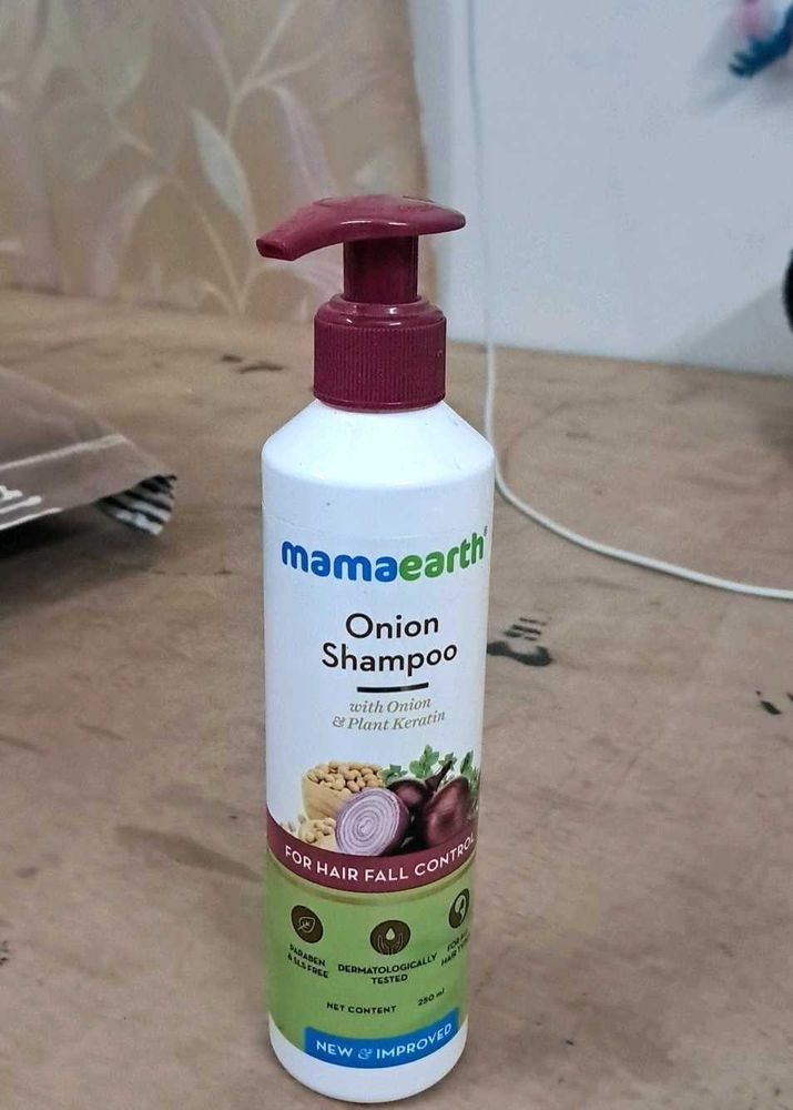🧴Mamaearth Onion Shampoo half used