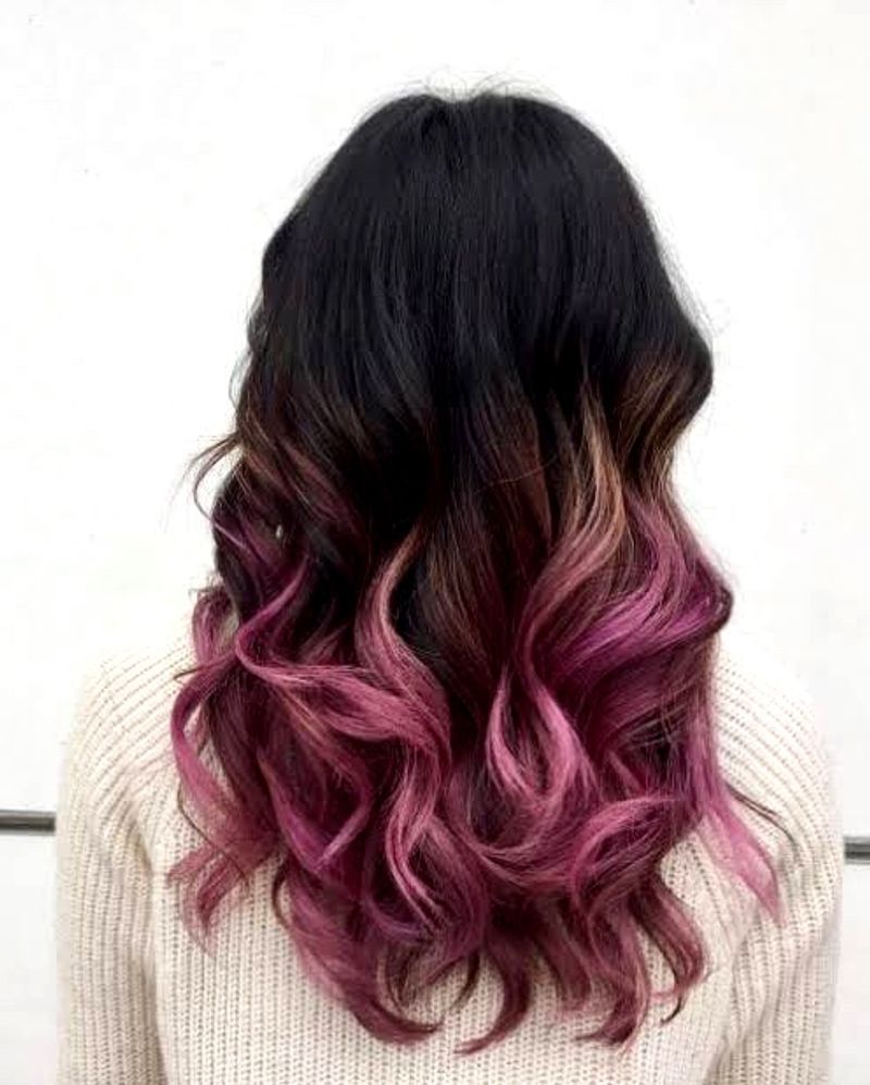 Rose Gold Pink Hair Colour Temporary