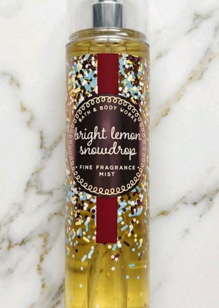 Bath &amp; Body Works Bright Lemon Snowdrop Mist 10ml