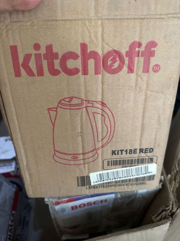 Kitchoff Red Kettle Fancy Unused