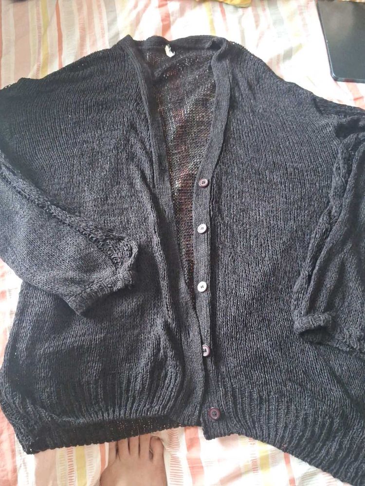 knitted shrug