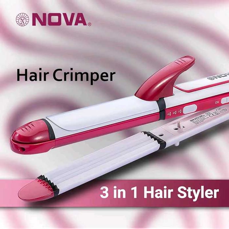 NOVA 3 in 1 Hair Styler -Curler, Crimper