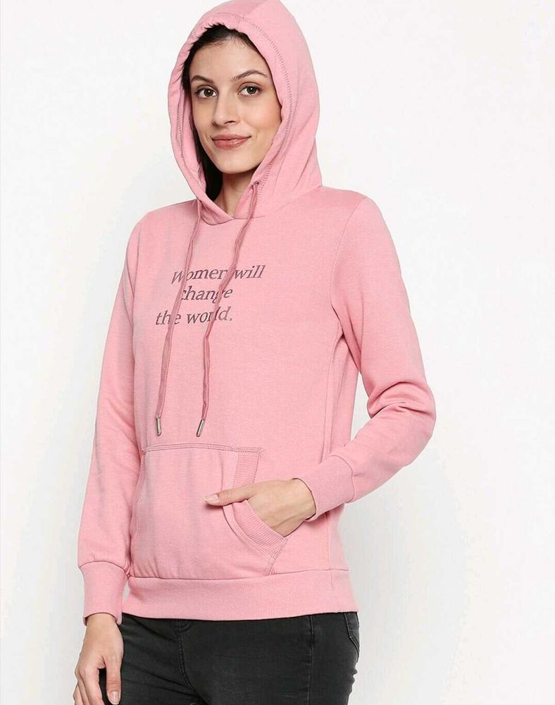 Pink "Women Will Change The World" Hoodie