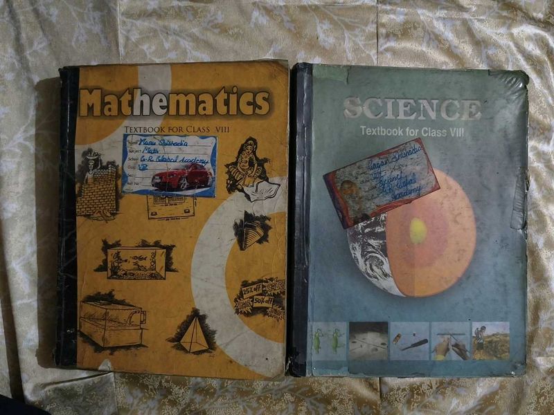 Class 8 Mathematics &amp; Science NCERT Books