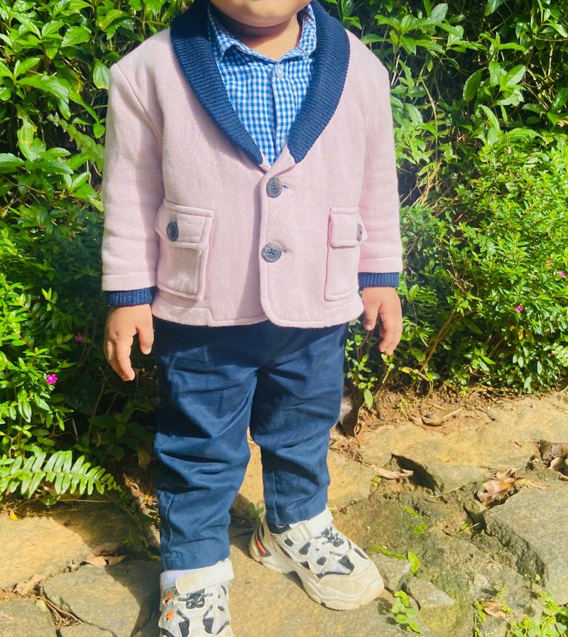 One friday brand pink plazer for 1 yr old