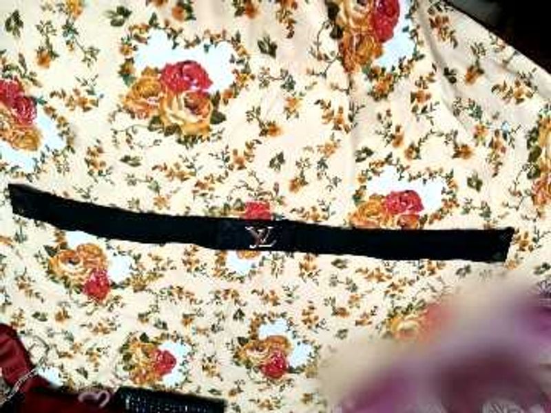 Designer Floral Belt