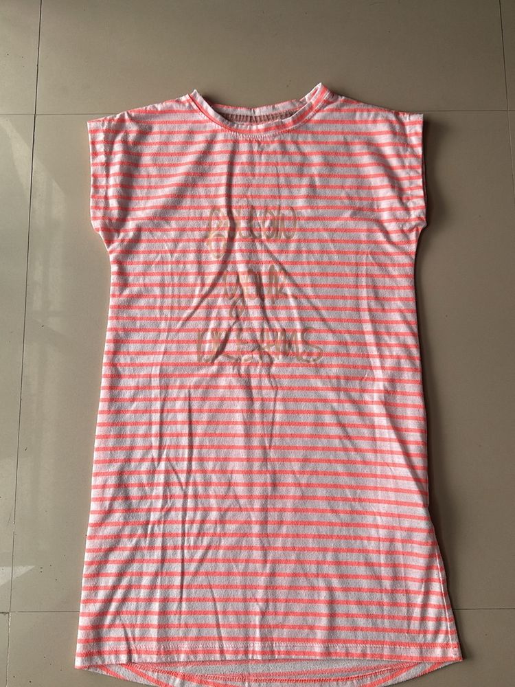 Pink T- Shirt For Ladies