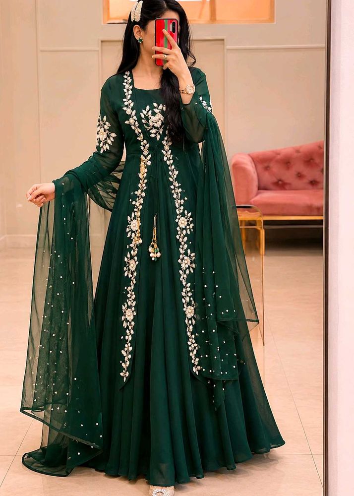 gown with shrug