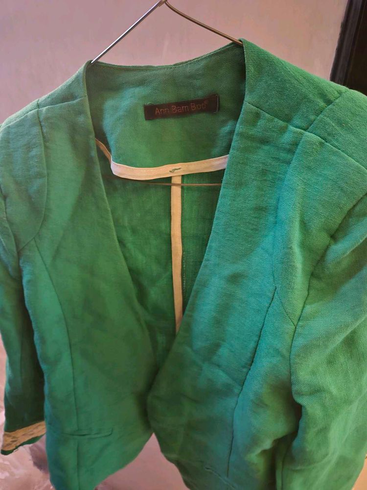 Green Ann Beth Bird Jacket